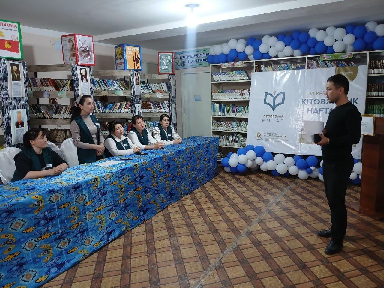 “Kitobxonlik tadbirlarida buktreylerlarning o’rni va vazifasi” mavzusida mahorat darsi